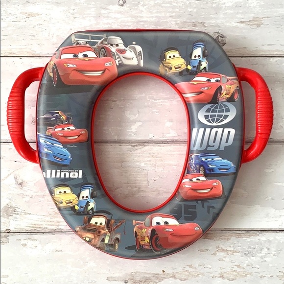 Disney Cars Toilet Potty Training Toddler Seat Red